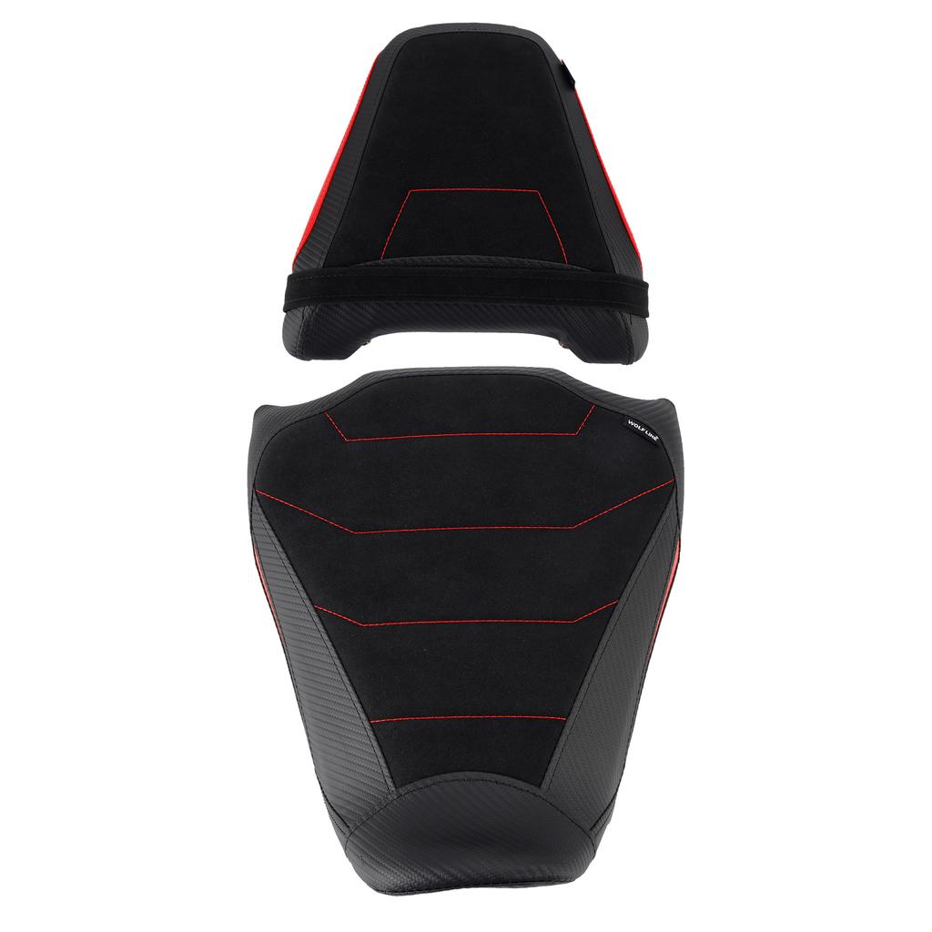 Front&Rear Raider Passenger Cushion Kit Red2 For Honda Cb650R Cbr650R 2024-2025
