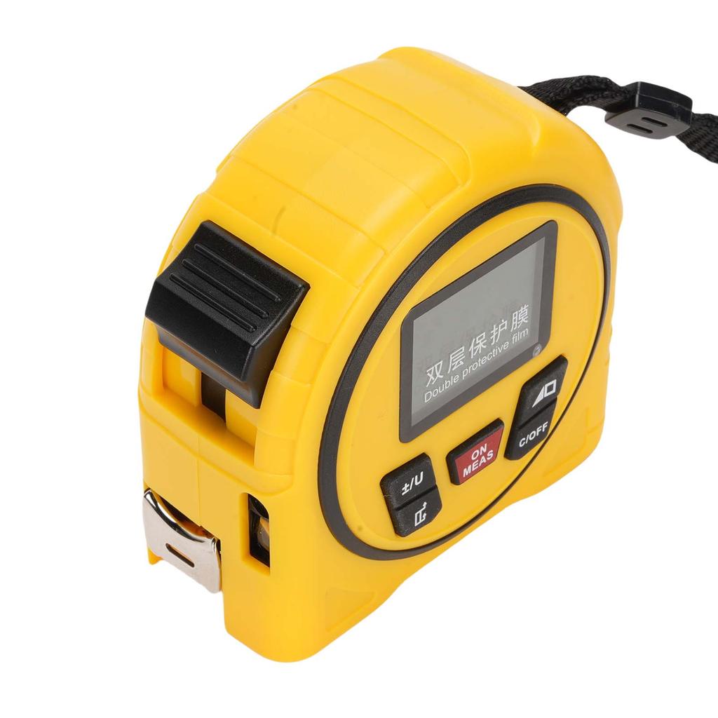 3in1 Laser Tape Measure 131ft Laser Measurement &16.4ft Manual Tape Ruler with Roller Measuring LCD for