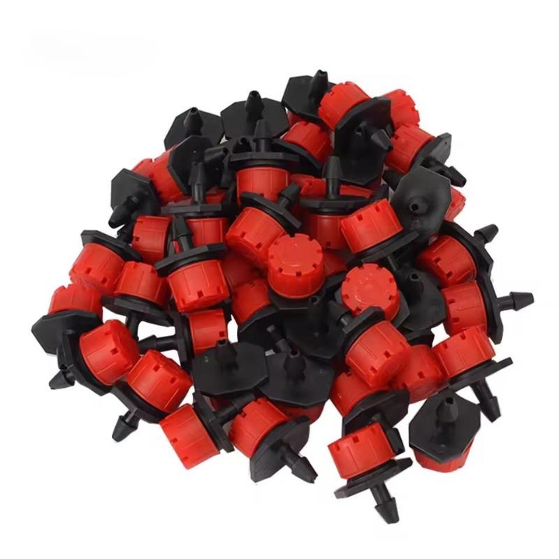 50PCS Irrigation Drippers Sprinklers Adjustable Water Dropper Head Sprinkler Flow Head Garden Watering Irrigation System