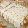 Soft Baby Bean Blanket Bear Printed Nap Sleeping Rug Cover Blanket for Infant  Bedroom