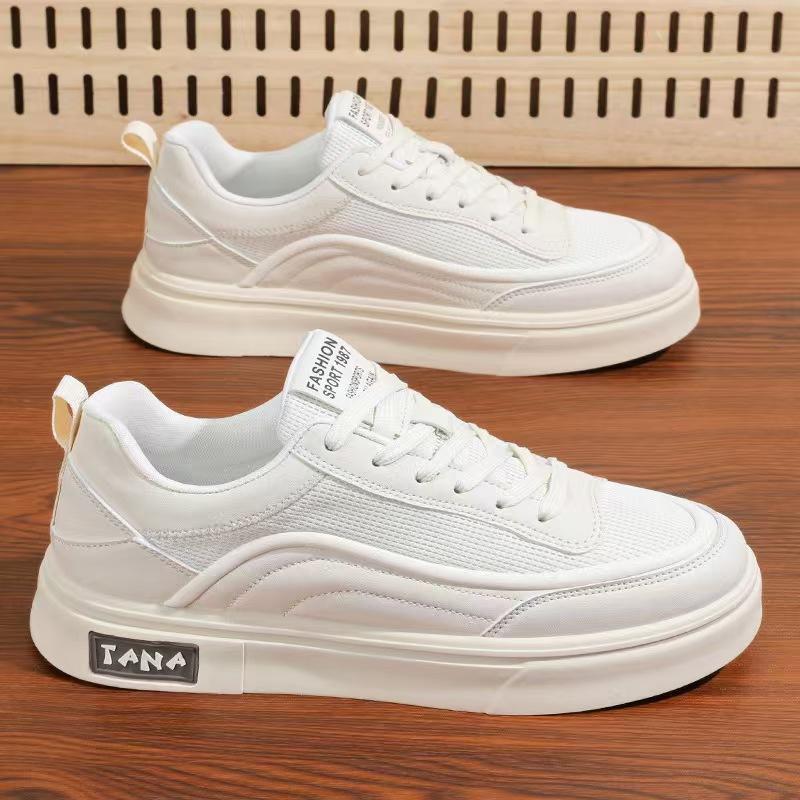 Men's shoes 2025 summer new mesh shoes men's breathable men's thin versatile soft-soled casual board shoes men's