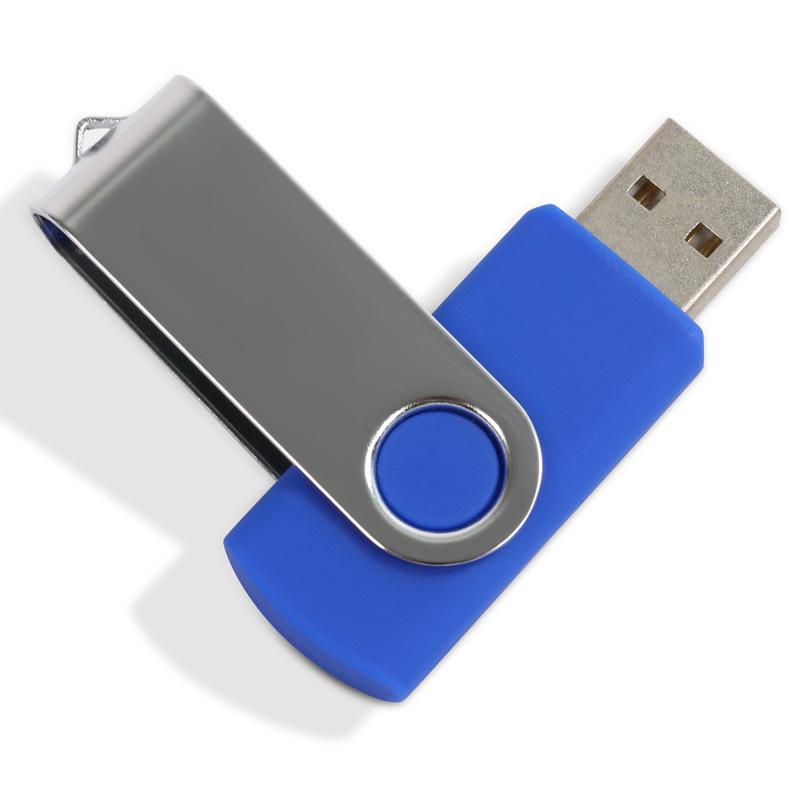 

Поворотная USB-флешка: Доступны в вариантах 4 ГБ, 16 ГБ, 32 ГБ, 64 ГБ и 128 ГБ - Идеально для подарков и гравировки. 256MB серебряный