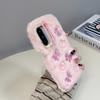 3D Plush Bow Love Fashion Phone Case For Galaxy S25 24 23 22 21 20 10 Ultra Plus S9 A23 06 26 35 36 A53 A54 A55 A56 Note 10 9 8 Case Girl Cute Winter