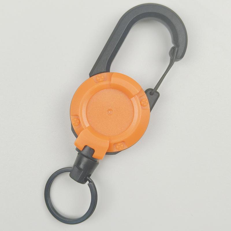 Telescopic Wire Rope Lure: Outdoor Anti-Loss Fishing & Backpack Key Buckle