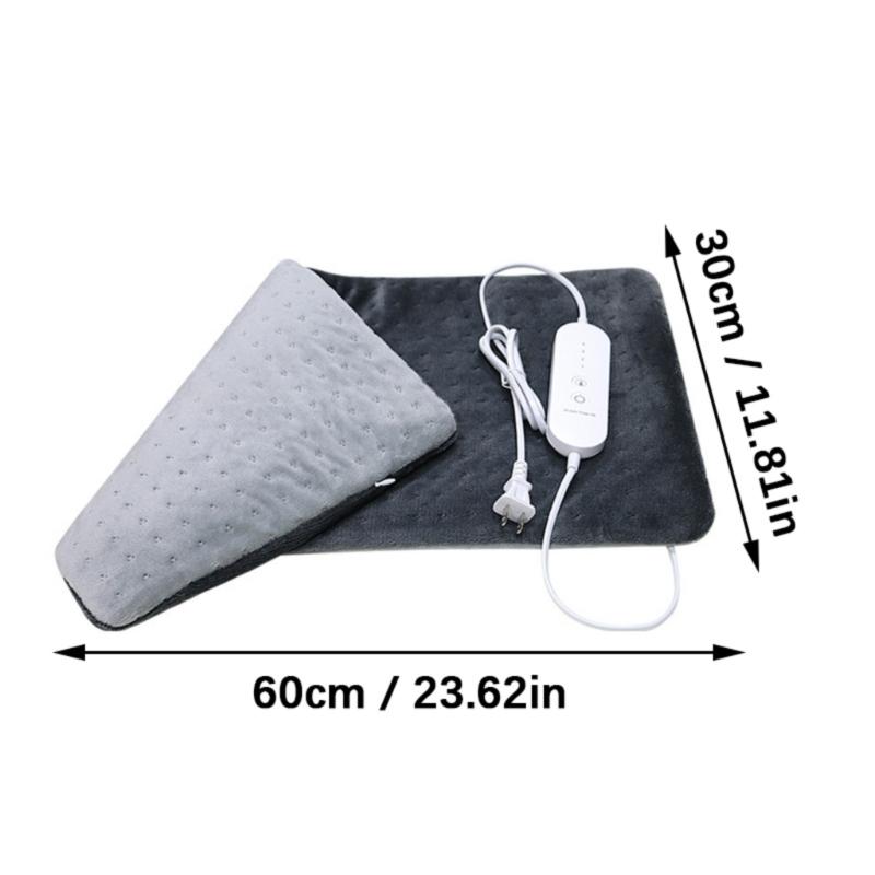  Quick Heating Electric Blanket Detachable Flannel Heated Blanket for Home Office