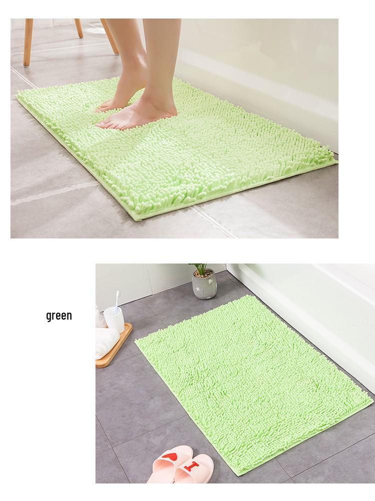 Chenille Non-slip Doormat: Water Absorbent Bathroom & Kitchen Mat
