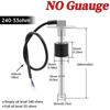 85mm Oil Pressure Water Temperature VOLT Fuel Gauge With Flashing Alarm Light 0-190/240-33ohm 4 In 1 Meter For Car Boat 12/24V