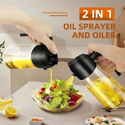 200/300/500ml Kitchen Oil Spray Bottle Camping BBQ Cooking Olive Oil Sprayer Kitchen Baking Spray Bottle Vinegar Dispenser Tools