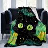 1pc Cartoon Star Cat  Cute Design for Home Decor, Gift Idea, Living Room, Travel, Camping, Car Blankets