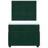 Maison Exclusive - Sommier à lattes de lit avec matelas Vert foncé 100x200 cm