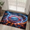 Bayern Munich Design Crystal Velvet Carpet Cozy Non?Slip Printed Rug For Bedroom Living Room Entrance