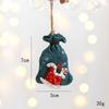 Creative Christmas Cookie Cake Old Man Ice Cream Cone Chef Old Man Donut Gingerbread Man Pendant for Christmas Tree Decoration