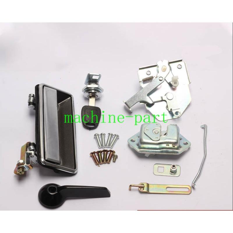 Cab Door Lock Handle Assembly Fit For Daewoo Doosan DH55 Excavator Accessories