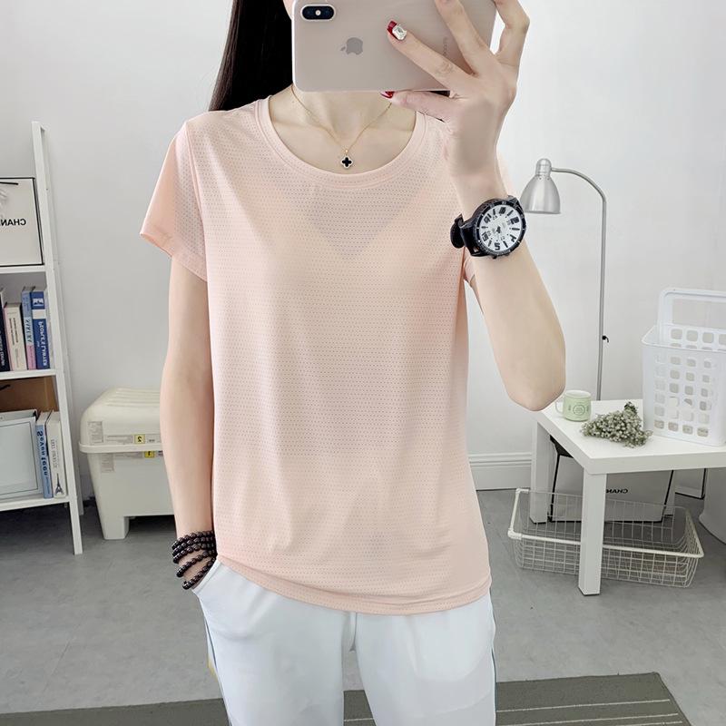 Ice Silk Quick-Dry T-Shirt: Unisex Breathable Summer Activewear