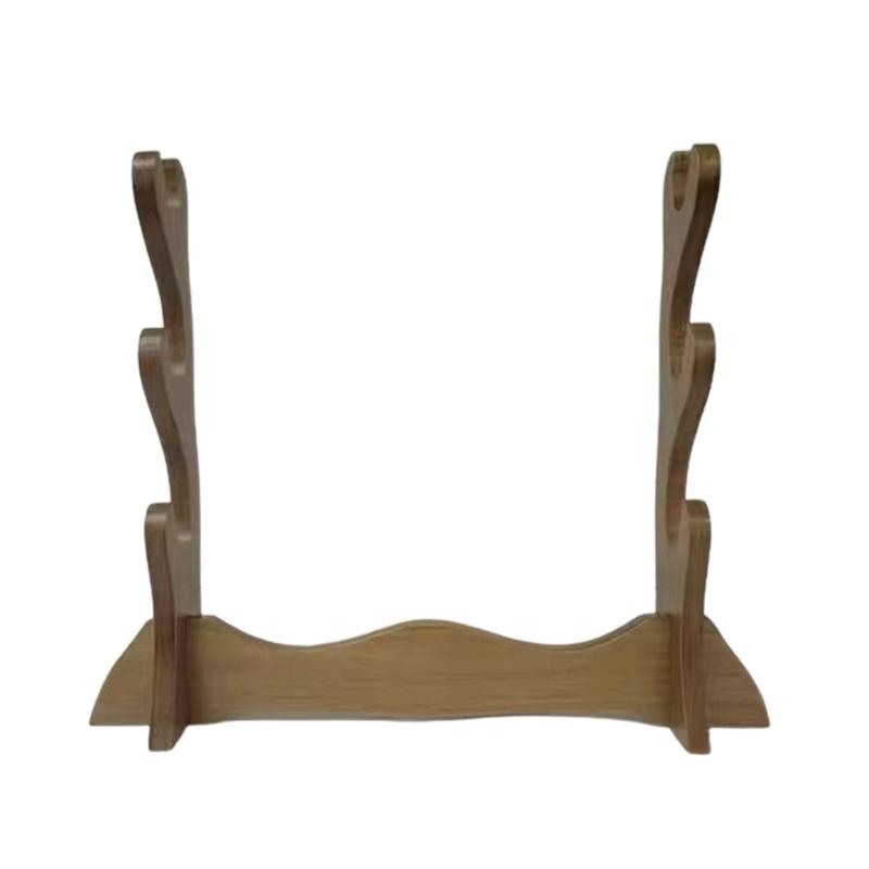 Wood Sword Display Stand Decorative Festival Party Display Bracket Accessory