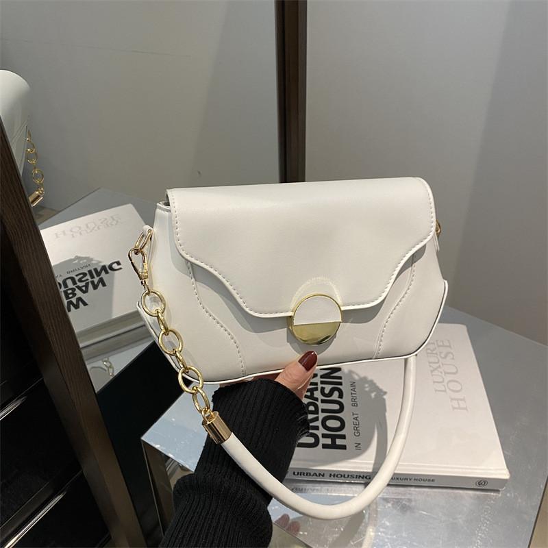 Fashionable Retro Crossbody Bag For Women With Chic Pu Material And Unique Design StyleE