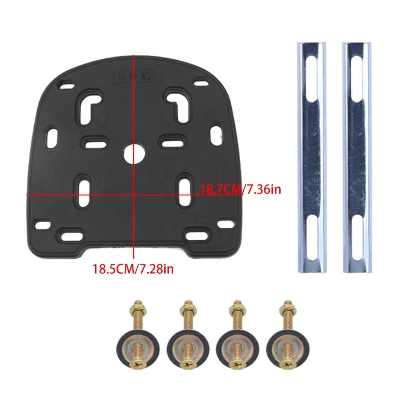 Elektrisk Fordons Skoter Bagageutrymme Baklåda Snabbfäste Stämplad Bottenplatta Motorcykel Baklåda Rack Tillbehör