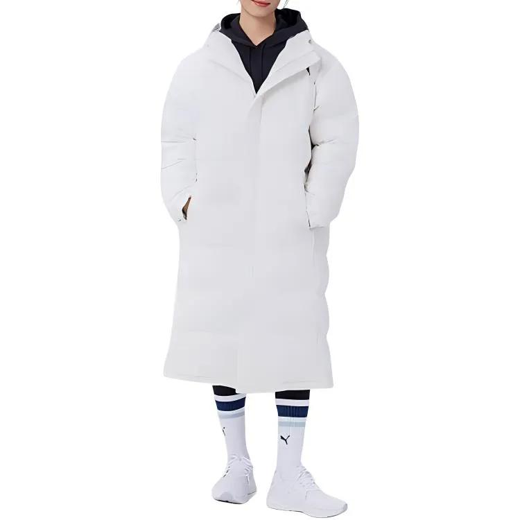 PUMA Down Jackets Unisex White Hooded Moderate Other (Unisex) Down Jackets 674277 02