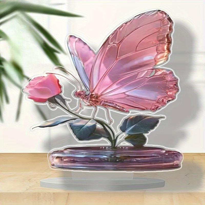 Butterfly, Table Decoration, Bohemian Style Acrylic Decoration, Suitable for Family and Office Use, Perfect Holiday Gift, Nurseries, Home Desk Living