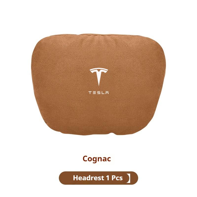 Coussin de soutien lombaire pour appui-tête de voiture Oreiller de soutien pour le cou Pour Tesla Model 3 Model Y Model S Model X Accessoires d'intérieur de voiture