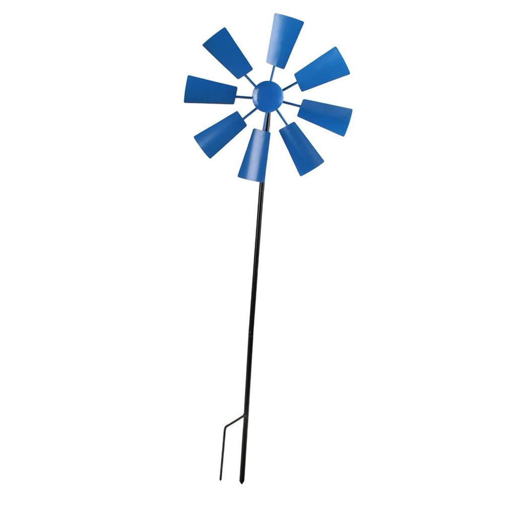 Decorative Wind Mill Wind Toys Iron 360 Degrees Swivel Metal Windmill Wind Catcher for Garden Yard Lawn Terrace Outdoor