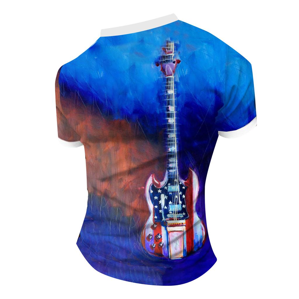 Summer Fashion męska koszula z krótkim rękawem Zipper Fashion T-Shirt męski kardigan