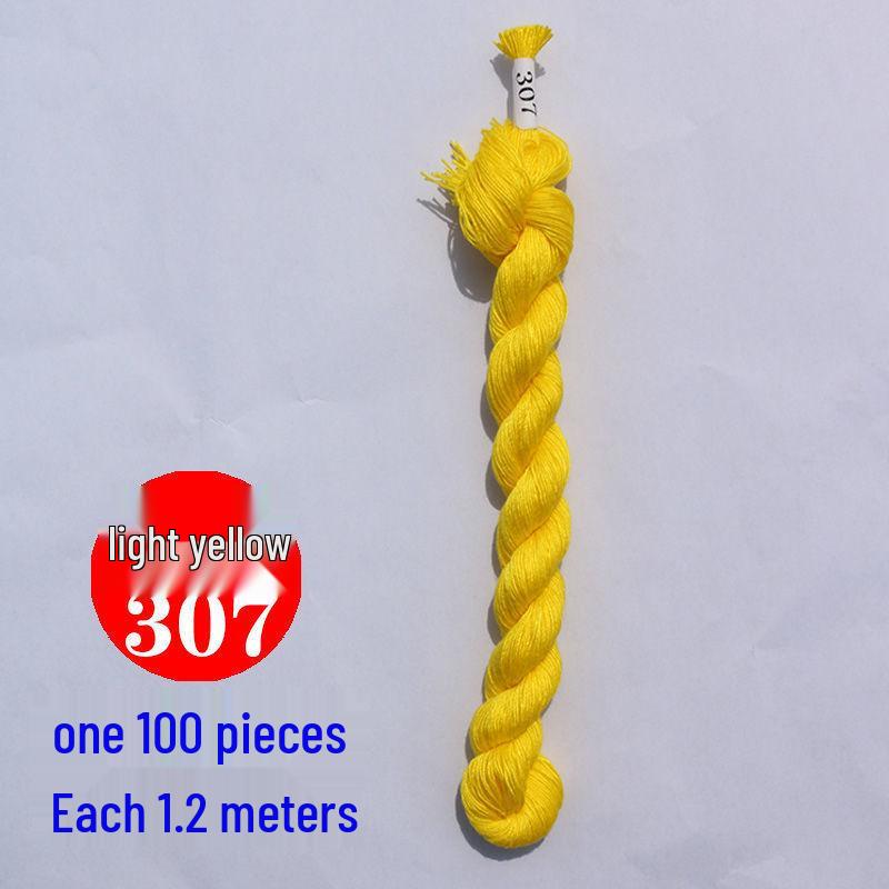 Baumwoll-Kreuzstich-Stickgarn: Handgefertigte Einlegesohlen, Dickes Nähgarn, Eine Farbe pro Stück