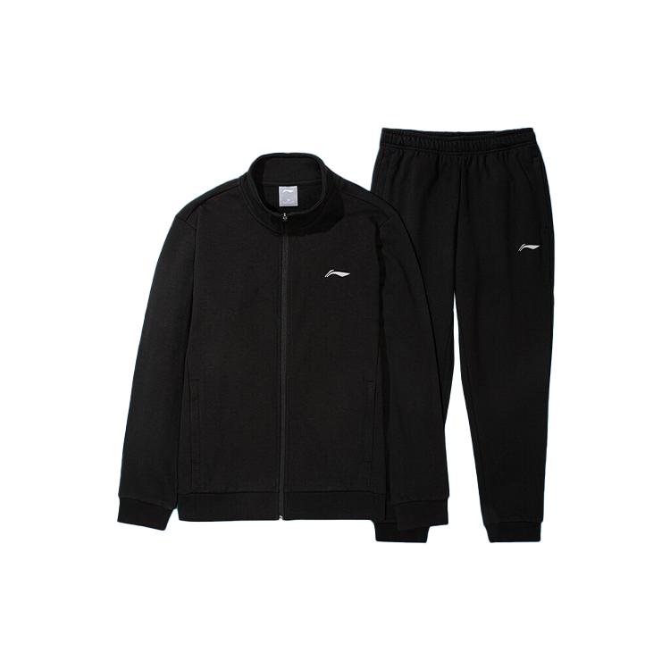 Li Ning Badminton Collection Casual Sportswear Men s Black AWEQ031-1 5XL