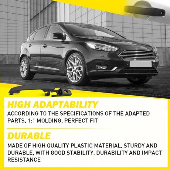 For 2008-2011 Ford Focus Driver LH Exterior Door Handle And Bracket Primed EOOK