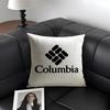 CClassic ColumbiaA Brand Cushion Cover Natural Linen Organic Fabric DoubleSided Printing Sofa Home Decor Gift Pillow Case