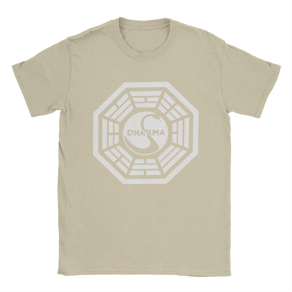 Pánská trička Dharma Initiative Novinka 100% bavlněná trička s krátkým rukávem s kulatým výstřihem oblečení plus size