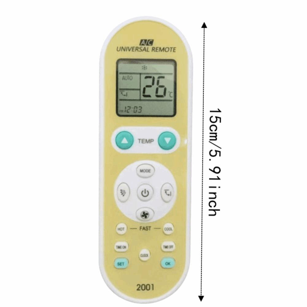 Easy Setup Universal AC Remote Controller Portable Air Conditioning Remote Household Use