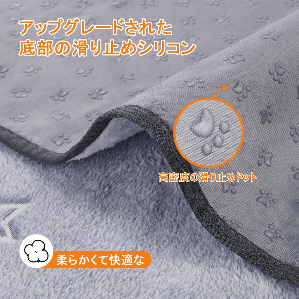 LOOBANI Washable Pet Pads Super Antibacterial Treatment - Absorbent, Non-Slip, Quick-Drying, Waterproof, Leak-Proof, Chew-Resistant,