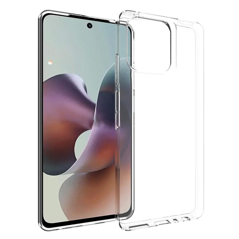 

Для Motorola Moto G56 5G Чехол Устойчивый к отпечаткам пальцев ТПУ Прозрачная задняя крышка телефона A