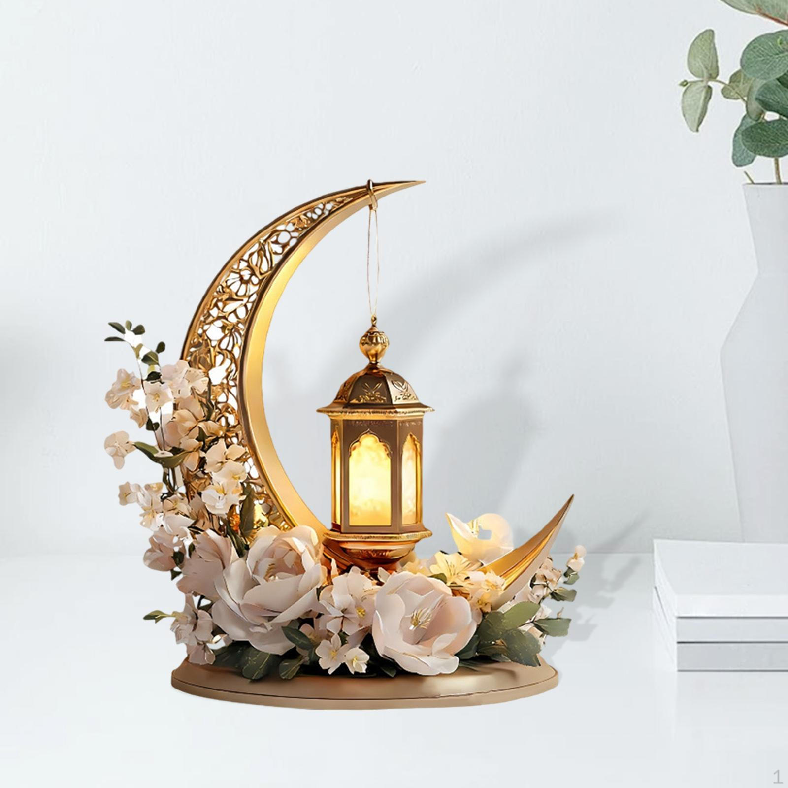 2D плоская акриловая декорация Рамадан Декоративное искусство Поделка Креативная Деликатная Настольная фигурка Ид style A