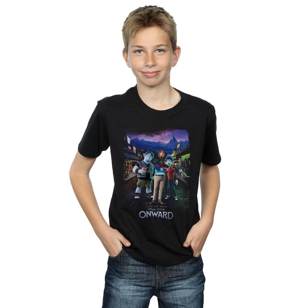 Disney Jungen Onward Charakter Poster T-Shirt