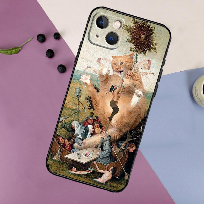 Hieronymus Bosch Art Painting Silicone Case For iPhone 17 15 14 12 11 13 Pro Max 16 Plus 12 13 Mini 16e 17 Air Back Cover