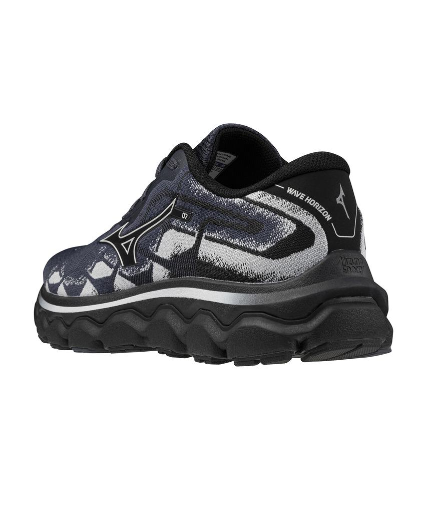 Mizuno (Male) Wave Horizon 7 - India Ink:Nimbus Cloud:Black / J1Gc242653