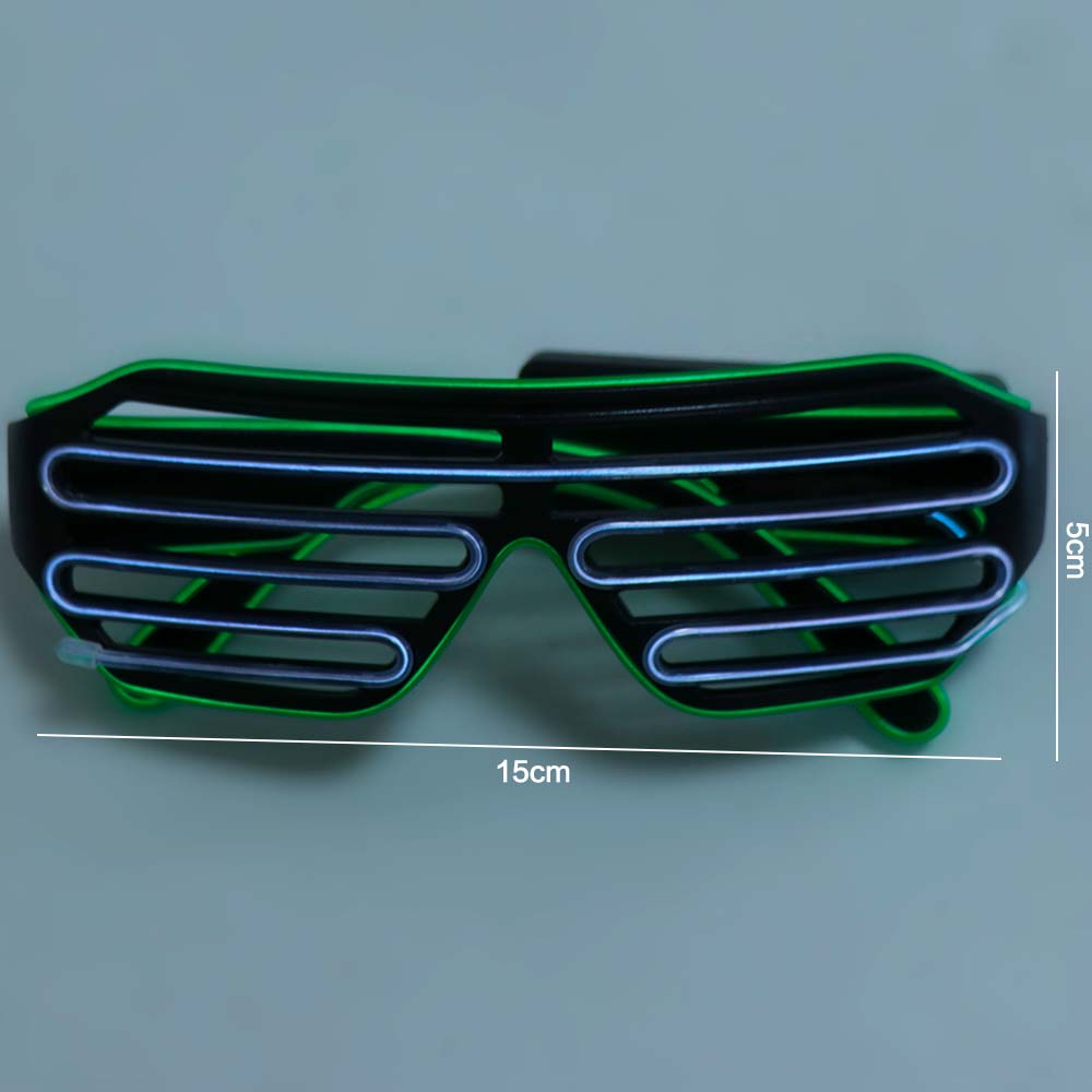 Cool Neon Glasses Double Colors Luminous Glasses Bar Supplies LED Glowing Glasses  Club Props