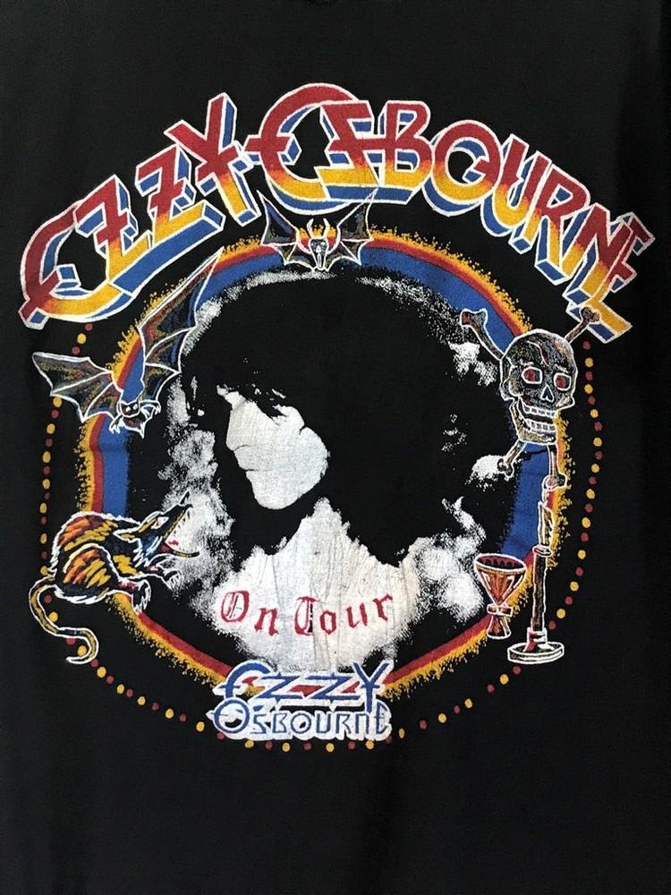 Vintage Ozzy Osbourne 1991 No More Tears Tour Black Unisex T shirt WA3529 Unisex T-Shirt XXXL
