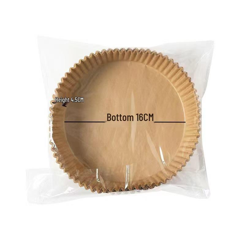 Silicone Oil-Absorbing Air Fryer Paper Liner - Square/Round Disposable Baking Sheets