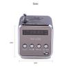 Portable TD-V26 Mini FM Radio Speaker with LCD Display and TF Card Support Compact Lightweight Design