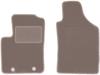 Beżowe dywaniki przednie do: Fiat 500 kabriolet, hatchback (2007-2013)