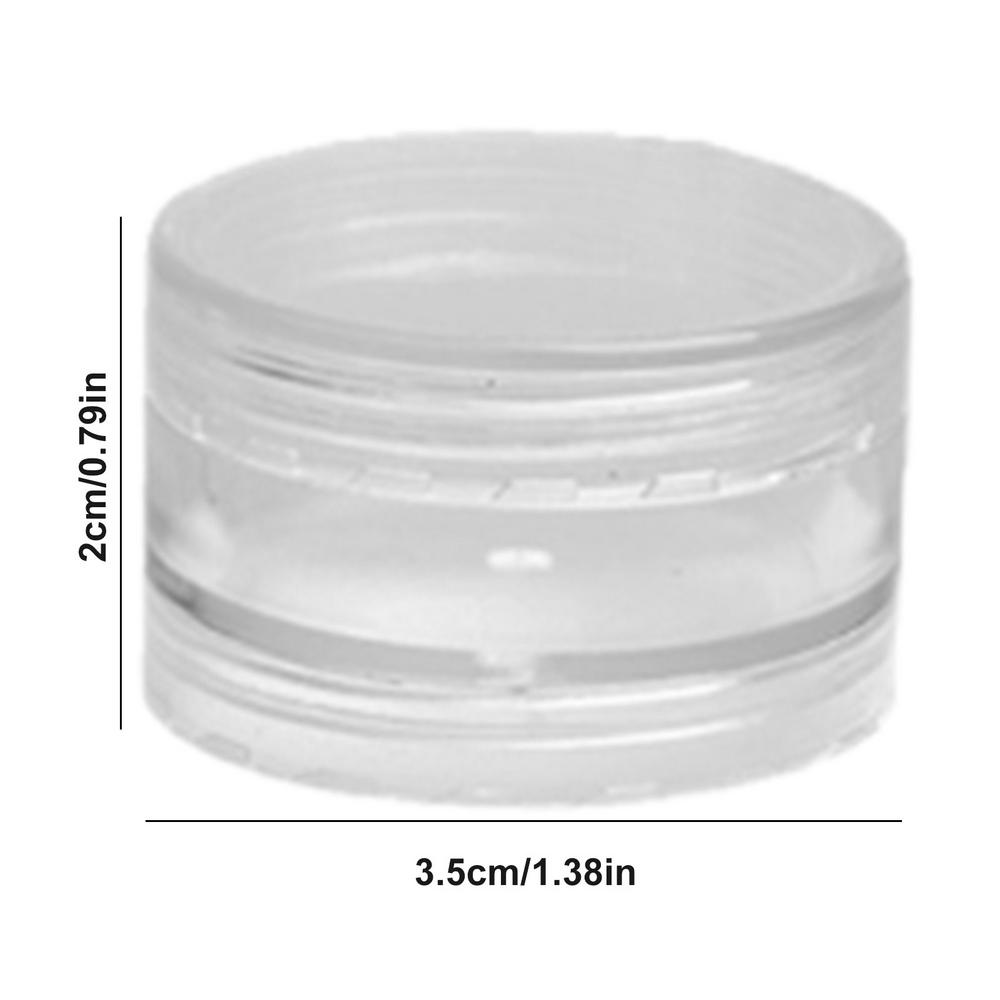 Дорожная косметическая баночка Пустые штабелируемые баночки Баночка для рассыпчатой пудры Пудра для теней Маленькие портативные бутылочки