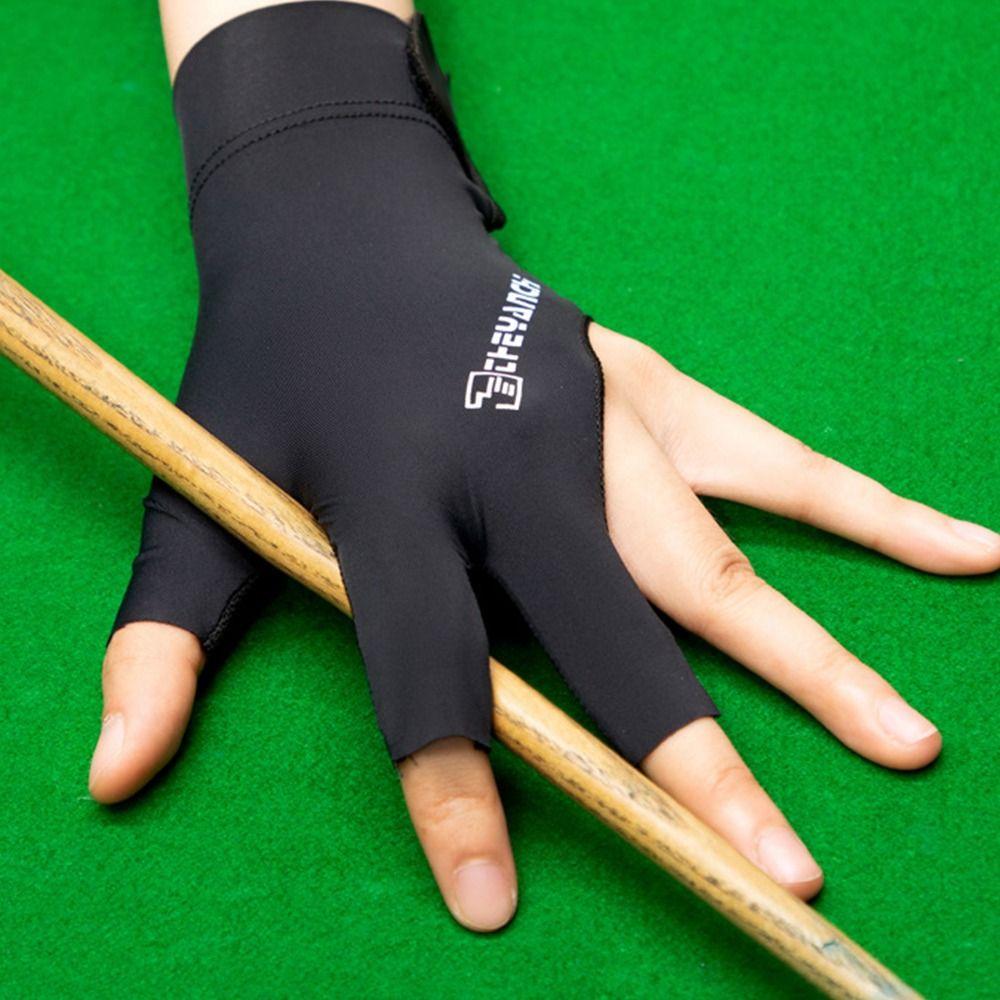 1Pcs Elasticity Cloth Three Finger Glove Left Right Hand Snooker Accessory Billiards Glove  Billiard
