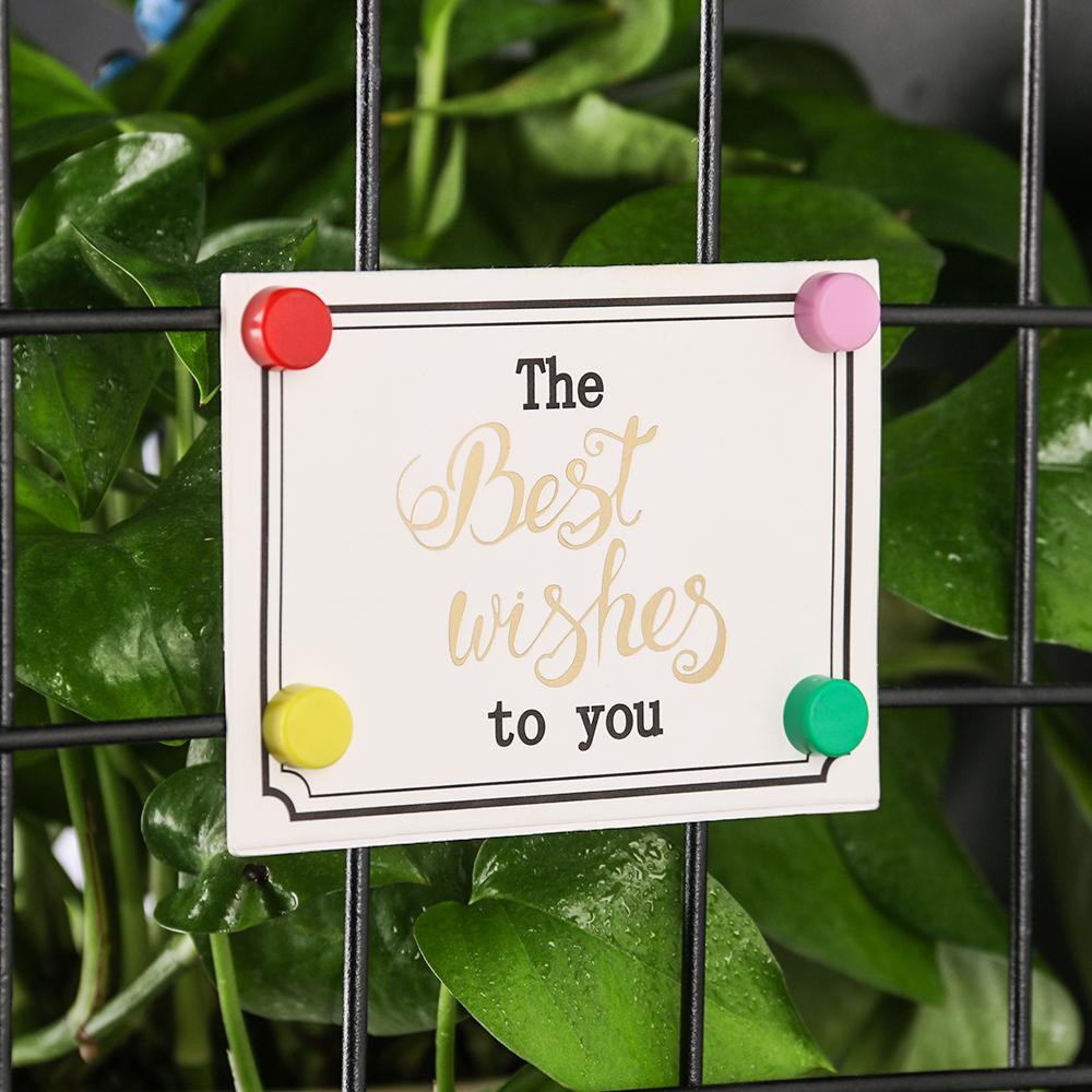 10MM/12PCS Round School Supplies Teaching  Home Decor Magnetic Sticker Classification Fridge Magnets