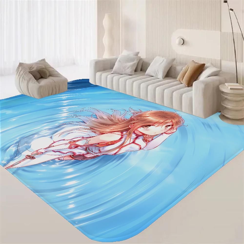 Sexy Girls Anime Floor Mat Kids Room Bedroom Decoration Balcony Anti-Slip Doormat Living Room Welcome Rug