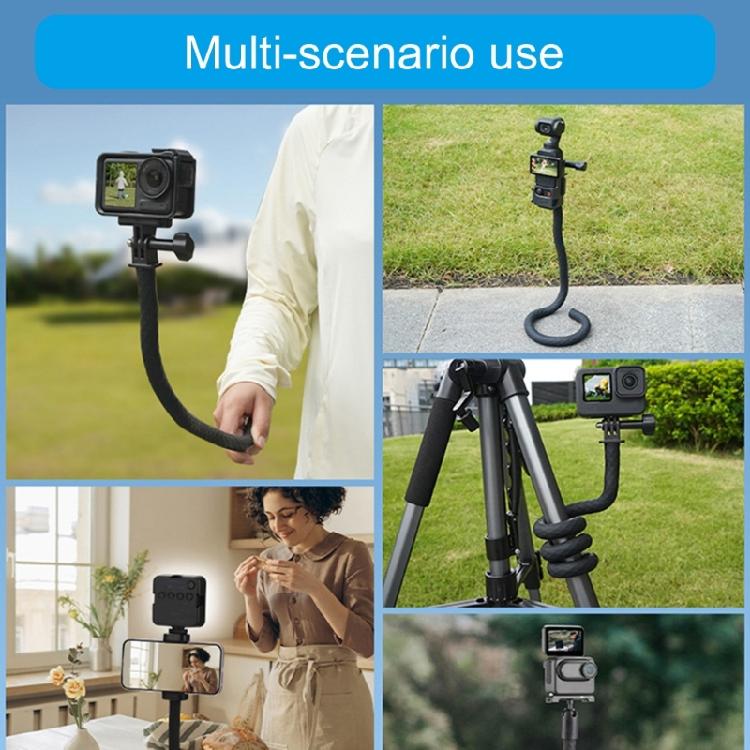 Flexible Clamp Arm Bracket Holder Camera Mount Adapter for Pocket3/Action4/3 Action Camera