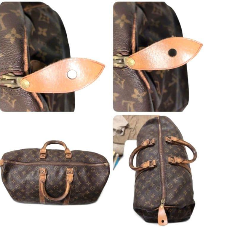 Louis Vuitton Monogram Keepall 45 Boston Bag Brown Travel Bag Authenticated from Japan