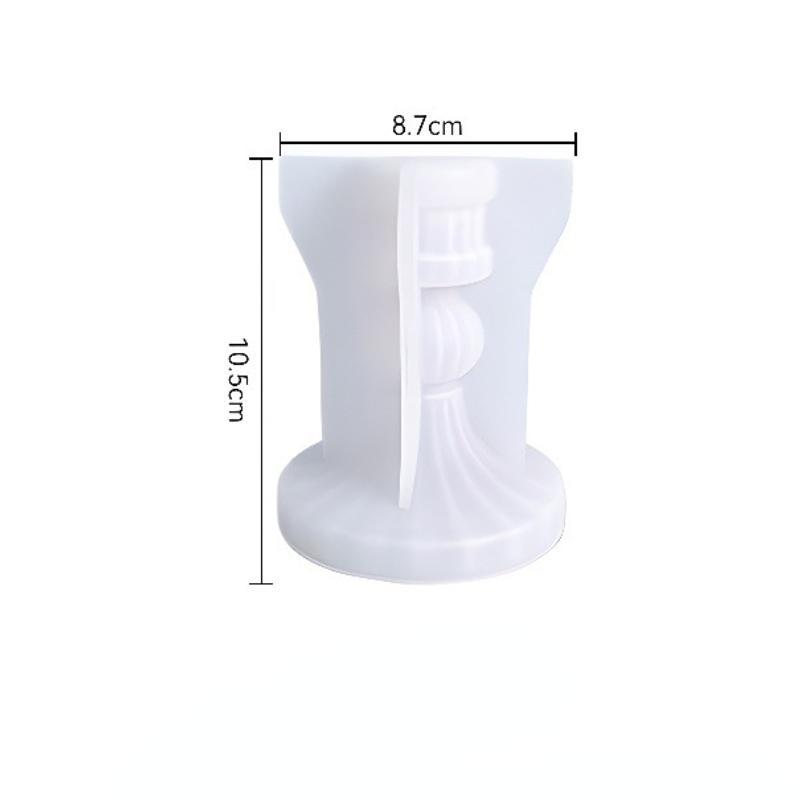 Nordic Candlestick Silicone Molds for DIY Plaster Cement UV Epoxy Resin Candle Holder Home Decor